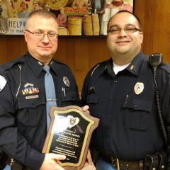 City of Hart Police Sergeant Kevin Skipski and Police Chief Juan Salazar